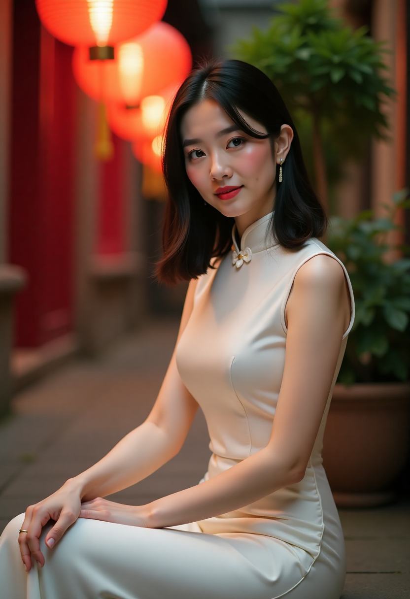 河堤散步